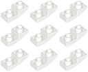 LEGO 24201 SKOS 2x1 biela NOVINKA (3g) 9 ks.