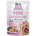 Brit Dog Mini mokrý kurací tuniak 85g maltézsky