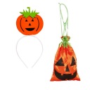 TEKVINOVÝ KROJ JESENNÝ HALLOWEENSKÝ PLES 2 kusy