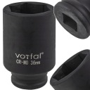 NÁRAZOVÁ ZÁSUVKA DLHÁ 36 mm PRE KOLESÁ S 1/2'' KĽÚČOM