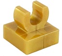 LEGO 1X1 S RÚČKOU ZLATÁ 15712 - 10 KS