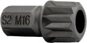 DRÁŽKOVÝ KONCOVÝ BIT M16 x 30 mm S 10 mm OTVOROM
