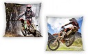 MOTOCROSS dekoračný VANKÚŠ motocykel MOTOR 40x40