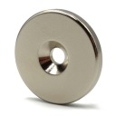 Neodymový magnet 20x7/3,5x3 mm N42 ROCK S OTVOROM PRE SILNÚ SKRUTKU