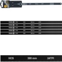 PÍLOVÝ LIST NA KOV 300mm 24 TPI NA PÍLOVÉ GULE 5 KS