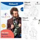 Kreatívny farebný blok 180g Pelikan Kleks 10 listov + 2 návody