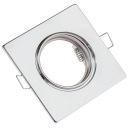 POHYBLIVÉ Stropné svietidlo OPIN POLUX KWADRAT STEEL CHROME POINT