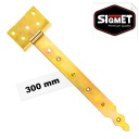 Altánkový pozinkovaný pánt 300 mm CROSS na dvere