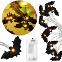 GIRLAND BAT LIGHTS TRBLEJÚCICH LED ZÁSADNÉ DUCHOVNÉ HALLOWEENSKÉ DEKORÁCIE