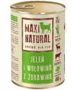 MAXI NATURAL Mokré krmivo pre psov DEER BEEF 400g
