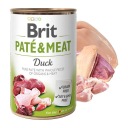 BRIT PATE & MEAT Mokré krmivo pre psov Kačica 400 g