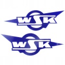 NÁLEPKA MOTOCYKLE BAK TANK NAVY BLUE WSK 125