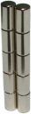 Neodymový magnet valcový MW 8 x 5mm N38 10 ks.