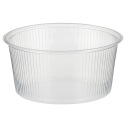 Bezfarebné okrúhle nádoby, priemer 101 mm, OPÄTOVNE POUŽITEĽNÉ! BEZ POPLATKU! 250 ml 100 ks.