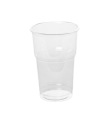Plastový pohár, transparentný PP, 400 ml, 50 ks