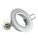 Okrúhle hliníkové puzdro, leštené GU10 - 301550