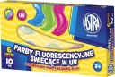 Astra DEKORATÍVNE FARBY FLUO UV 6 farieb 10 ml