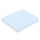 Vogelmann Ochranné PVC sklo 106x125mm (5ks)