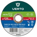 Rezný kotúč na oceľ kov 125 x 1,5 x 22,2 mm VERTO