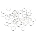 Closed Ring Links Silver 6mm 200pcs