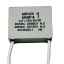 MIFLEX motorový kondenzátor 1uF 400V POLSKÝ