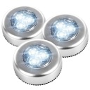 SAMOLEPIACA DOTYKOVÁ LAMPA, NA BATÉRIU, 3 LED diódy