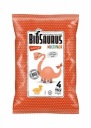 BIOSAURUS BIO KUKURIČNÉ KRÚŠKY KEČUP DINOSAURY BEZLEPKOVÉ 4x15 g