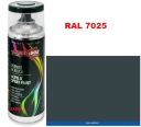 RAL 7025 AKRYLOVÝ LAK SPREJ sivý LESK 1233