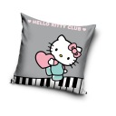 DEKORATÍVNY OBJAL NA VANKÚŠ 40X40 HELLO KITTY SIVÉ DETSKÉ MAČIATKO NA SPANIE