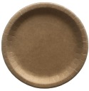 Grilovacie papierové taniere okrúhle KRAFT 23cm 100 ks