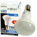 hríbová žiarovka R50 LED 8W = 60W 6500K E14 NCW