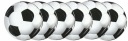 Papierové TANIERE futbal narodeninové futbalové jednorazové 18 cm 6 ks
