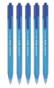 Paper Mate Inkjoy RT automatické modré guľôčkové pero, 5 kusov