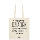 BAVLNA SHOPPER BAG DARČEK PRE DEDKA NA DEŇ STARÝCH RODIČOV