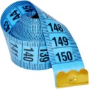 KRAJČÍRSKY METER CENTIMETER MIERY 150cm V POUZDRI