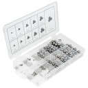 SET OCEĽOVÝCH LOŽISKOV SET 470 EL 11 VEĽKOSTI SET GULIČK