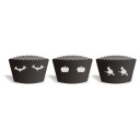 HALLOWEEN ozdobné košíčky na muffiny mix 6 ks