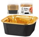 Hliníkové plechy na pečenie Mono Porcie BLACK GOLD Papierové košíčky 10 ks