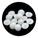 Gombíky 18mm pätka 10ks biele