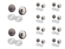 TAŠKA MAGNETICKÁ UZÁVIERKA čierna 18mm 10 ks