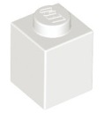 LEGO 3005 BRICK 1x1 biela NOVINKA (1g)