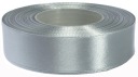 Saténová stuha 25 mm 32 m - strieborná