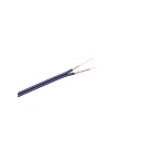 Kábel 2xRCA 3mm modrý / KAB0204