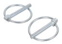 Skladací kolík s krúžkom 6x45 mm Kramp LP6KR