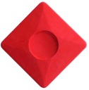 Krajčírska krieda 5,5 x 5,5 cm ČERVENÁ