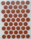 Čiapky na nábytok samolepiace 14mm - čerešňa (7061) - 50 ks.
