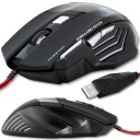 MYŠ HERNÁ MYŠ PC 2400 DPI USB KÁBLOVÁ