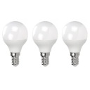 3x ÚSPORA ENERGIE LED ŽIAROVKA E14 OBRAZOVKA 8W 640lm 3000K TEPLÁ BIELA ​​FARBA