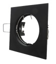 Pevný objímka halogénovej žiarovky MATTE BLACK G5.3 ALUM