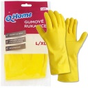 RUKAVICE GUMOVÉ RUKAVICE DO DOMÁCNOSTI PEVNÉ, ŽLTÉ L/XL pár (2 ks)